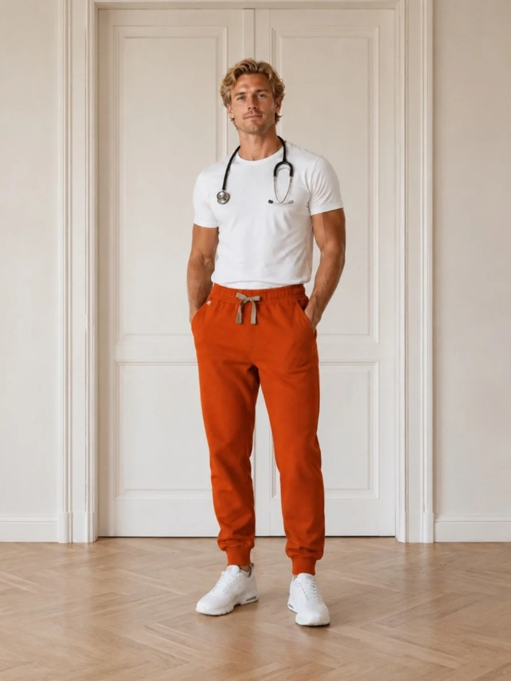 Figs Tansen Jogger Scrub Pants™, Auburn #3466, Size XS